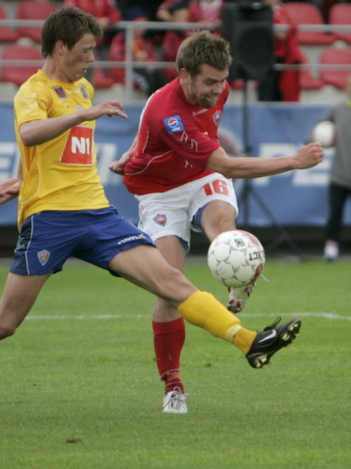 Baldur Ingimar Aðalsteinsson í leik með Val.