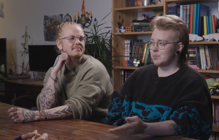 Jóhann og Askur stóðu sig vel í áskorununni.