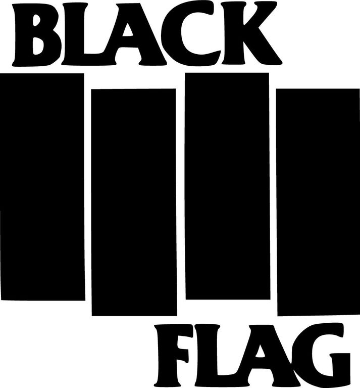 Hið fræga merki hljómsveitarinnar Black Flag