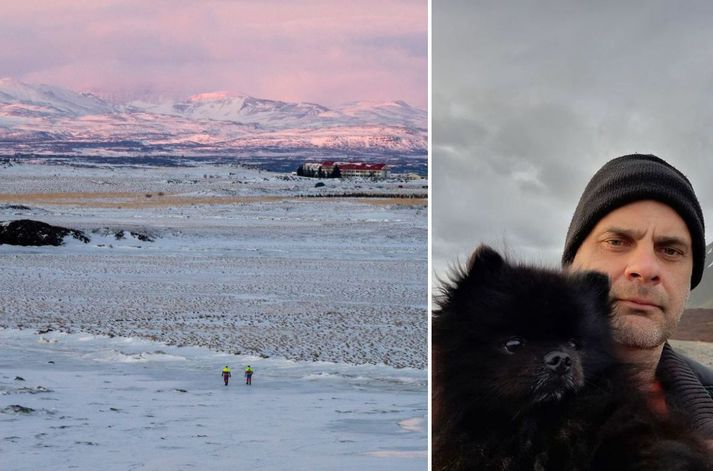 Umfangsmikil leit fór fram á stóru svæði í Borgarfirði síðastliðinn laugardag. 