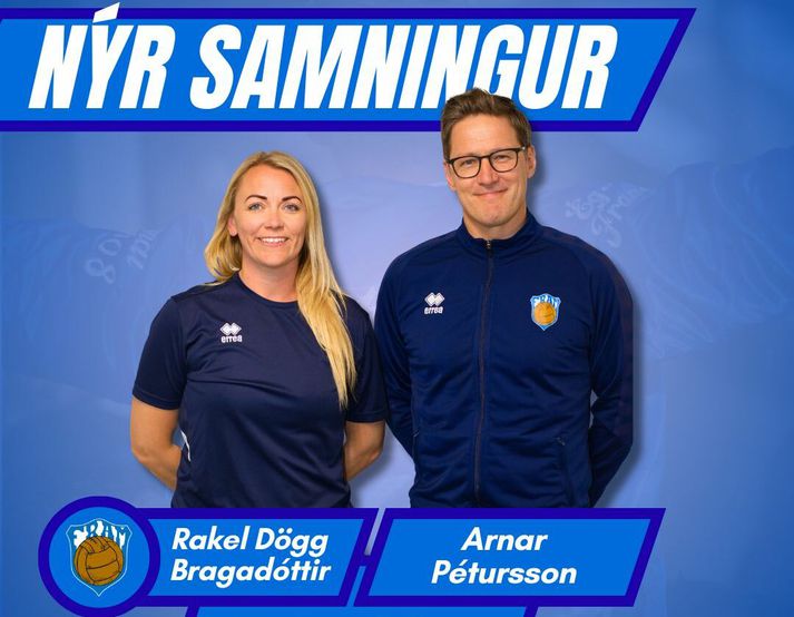 Rakel Dögg Bragadóttir og Arnar Pétursson munu stýra kvennaliði Fram í Olís-deildinni í vetur.