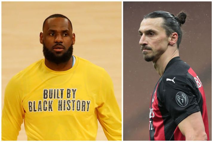 LeBron James hefur lagt sín lóð á vogarskálarnar í réttindabaráttu svartra í Bandaríkjunum. Zlatan Ibrahimovic vill að hann hætti að skipta sér af pólitík.