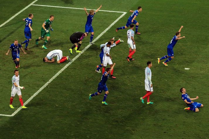 Ísland mætti Englandi síðast á EM í Frakklandi 2016.