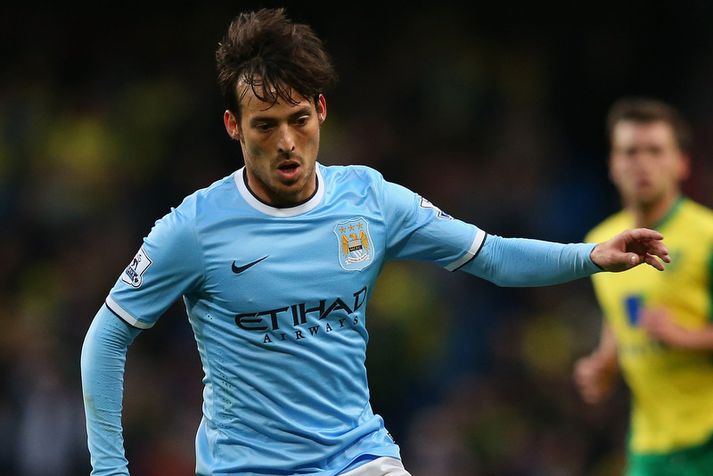 David Silva í leik með Man. City um síðustu helgi