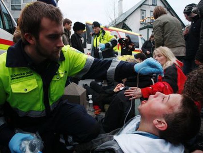 Það getur verið afar óþægilegt að fá piparúða í augun. Athugið að myndin tengist ekki fréttinni beint, en sýnir afleiðingar þess að fá úðann í augun.