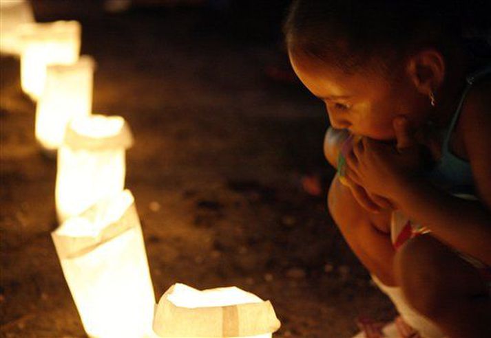 Fórnarlamba fellibylsins Katrínar minnst.