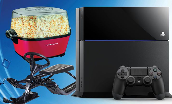 Playstation tölvur, poppvélar, þráðlausir hátalarar og Stiga sleðar eru meðal þess sem leynist í jólapökkum landsmanna í ár.