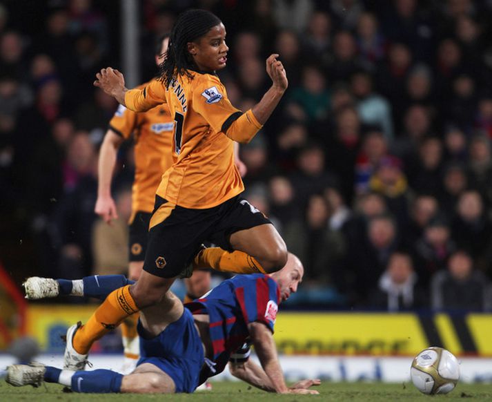 Úr leik Crystal Palace og Wolves í kvöld.