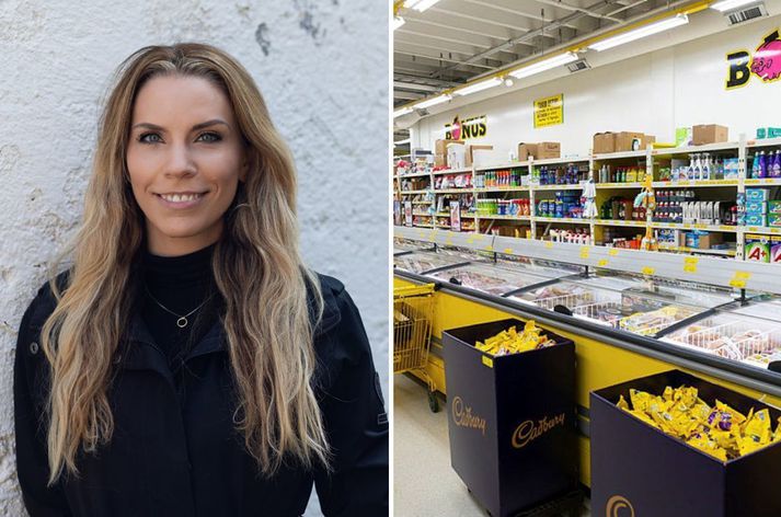 Auður Alfa Ólafsdóttir gagnrýnir laun æðstu stjórnenda á matvörumarkaði. Það sé óásættanlegt að þau séu margföld lágmarkslaun. Á sama tíma hafi verð á mat og drykk hækkað um ríflega átta prósent milli ára.