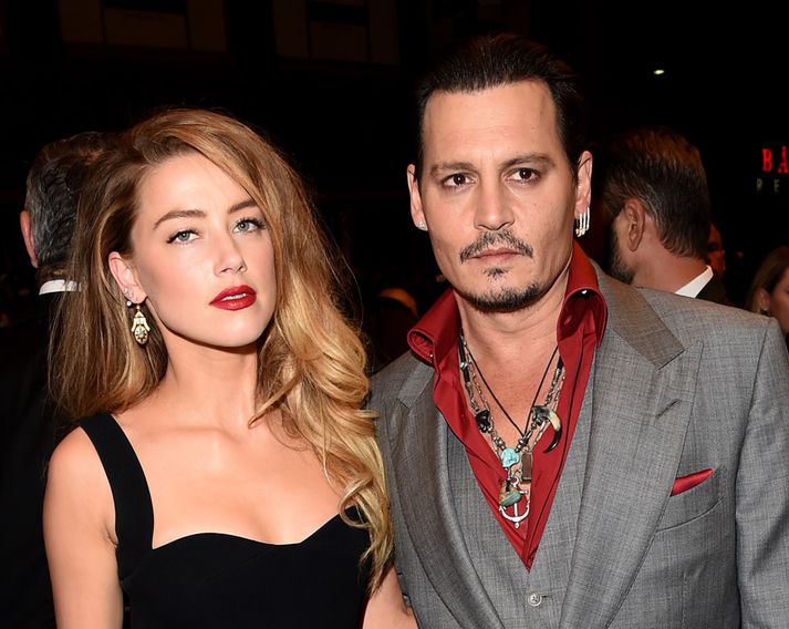 Amber Heard og Johnny Depp.