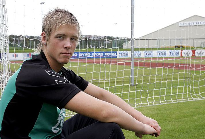 Viktor Unnar Illugason Er á leið til Englands í haust.