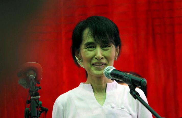 Aung San Suu Kyi.