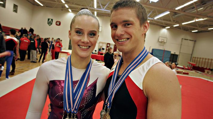 Viktor Kristmannsson og Thelma Rut Hermannsdóttir.