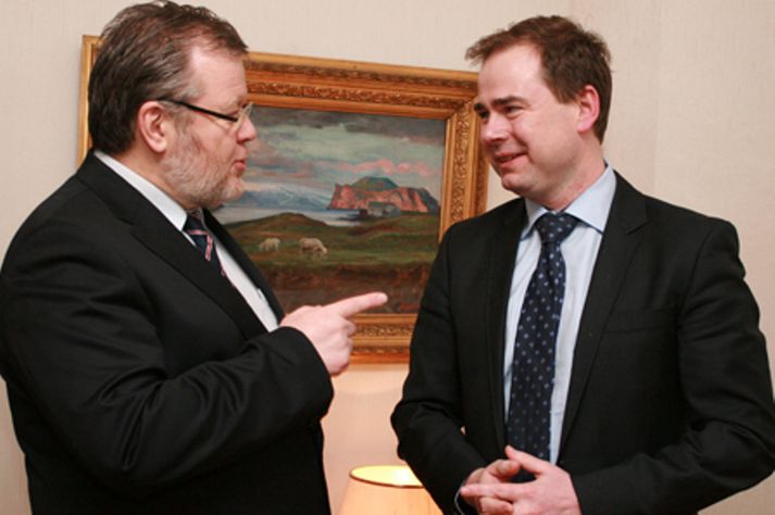 Össur Skarphéðinsson og Wammen.