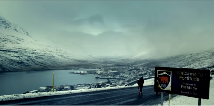 Reyðarfirði er breytt í Fortitude í þáttunum.