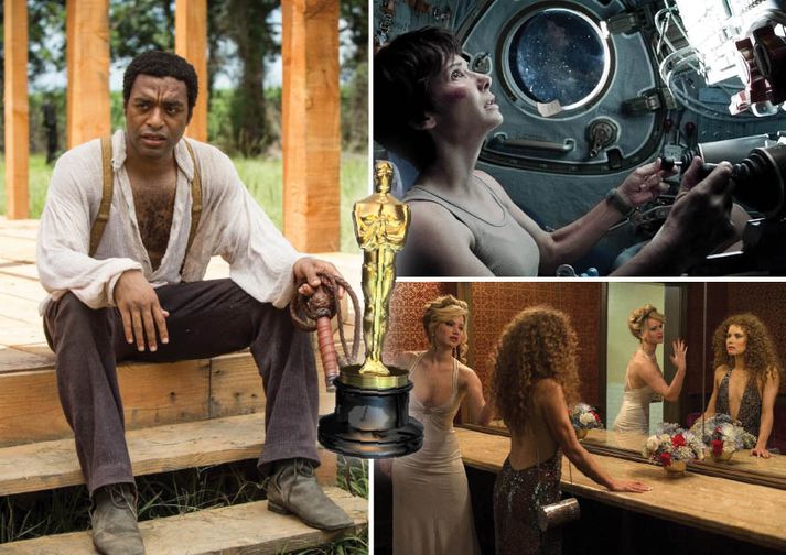 Myndirnar 12 Years a Slave, Gravity og American Hustle þykja svo gott sem öruggar með tilnefningu.