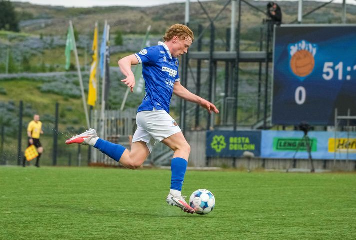 Freyr Sigurðsson var besti maður vallarins í Þjóðhátíðarleiknum.