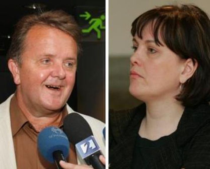Þorleifur Gunnlaugsson og Svandís Svavarsdóttir, borgarfulltrúar Vinstri grænna.