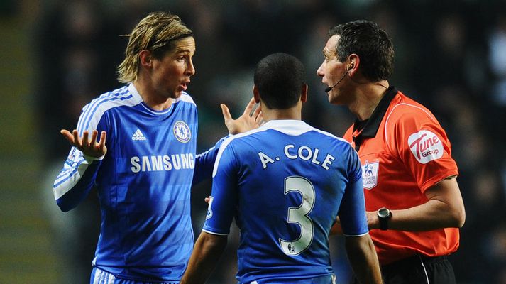 Fernando Torres er á bekknum.