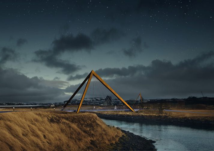 Brú yfir Elliðaárósa verður að veruleika fyrir næsta sumar