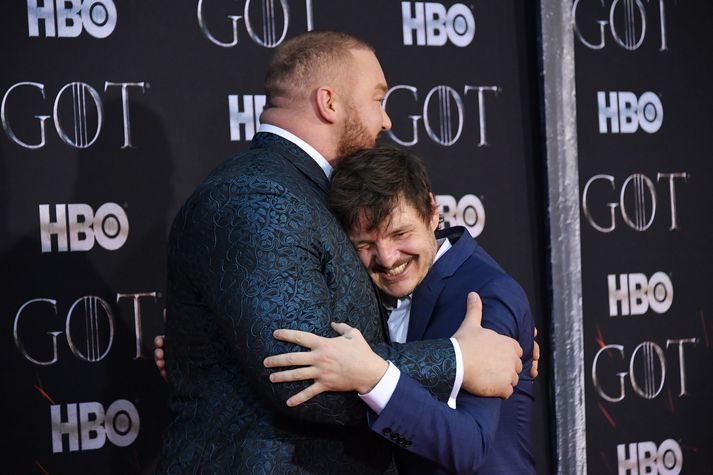 Atriðið hjá Hafþóri og Pedro Pascal er eitt af þeim minnisstæðustu í þáttunum.