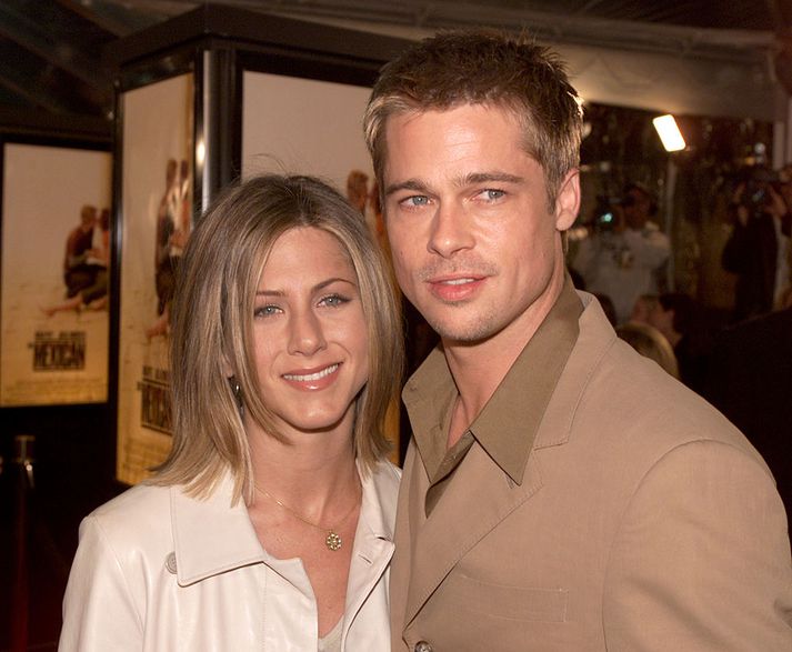 Jennifer og Brad á frumsýningu The Mexican árið 2001.