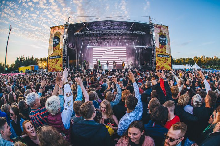 Secret Solstice fór fram í Laugardalnum í síðasta mánuði.