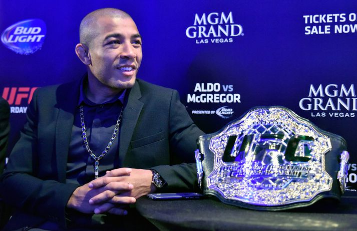 Jose Aldo er ríkjandi UFC-meistari í fjaðurvigt.