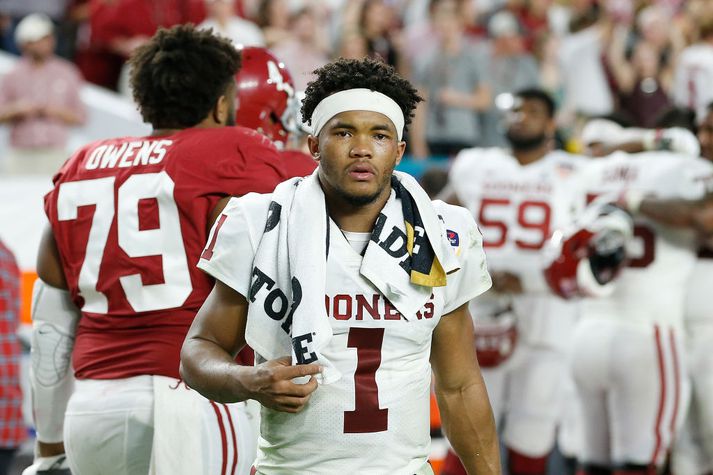 Kyler Murray er á leið í NFL-deildina.