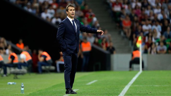 Lopetegui á hliðarlínunni