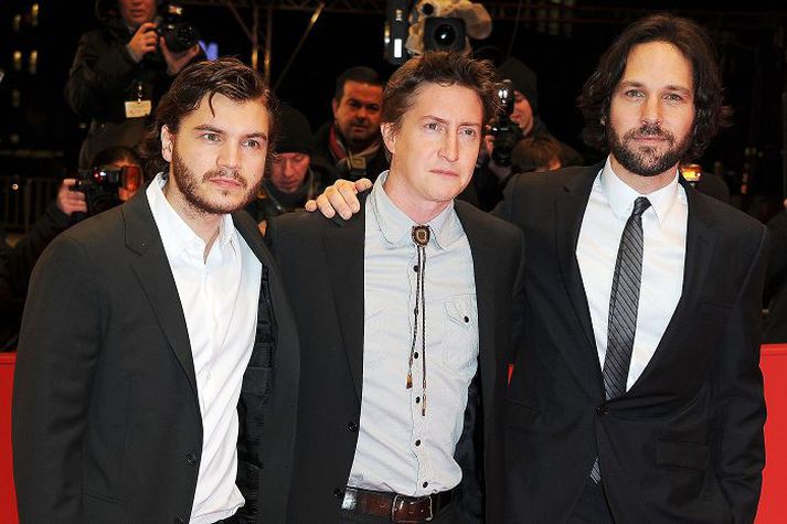 Emile Hirsch, David Gordon Green og Paul Rudd á frumsýningu Prince Avalanche í Berlín á árinu.