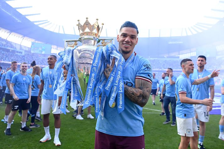 Ederson hefur varið mark Manchester City síðan 2017.