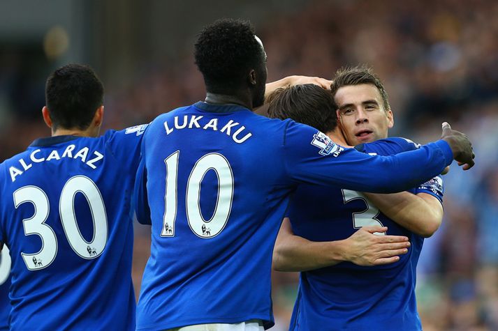 Það er gleði hjá Everton þessa dagana.