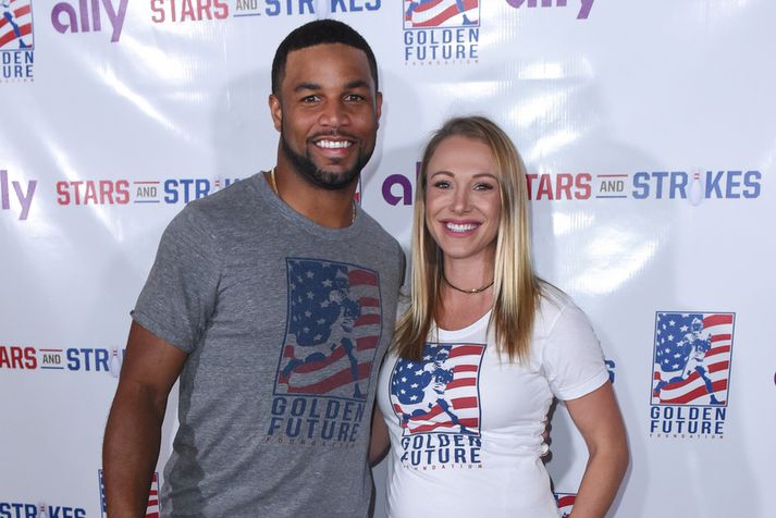 Golden Tate og Elise Tate.