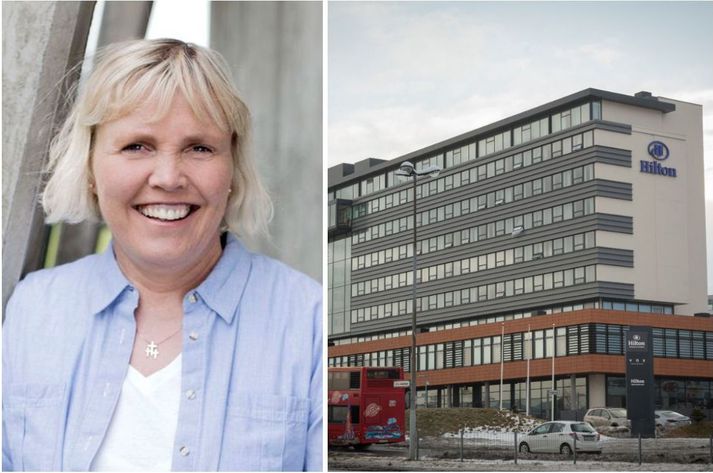 Vanda Sigurgeirsdóttir flytur væntanlega sína fyrstu ræðu sem formaður KSÍ á Hilton í hádeginu á morgun.