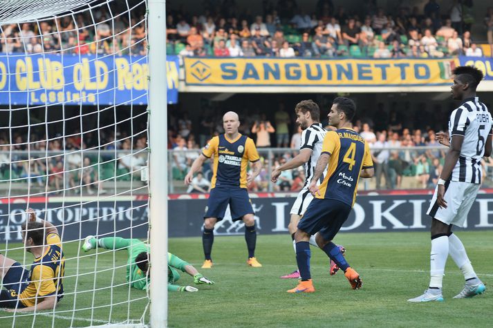 Fernando Llorente skoraði annað mark Juventus án þess að Emil og félagar kæmu vörnum við.
