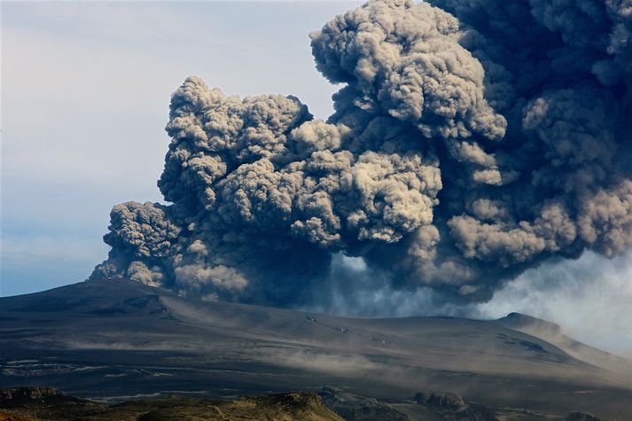 Eldgosið í Eyjafjallajökli.