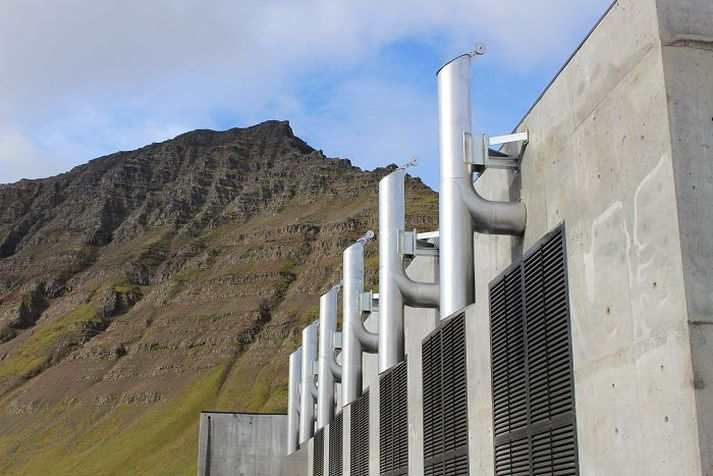 Ný varaaflsstöð Landsnets í Bolungarvík.