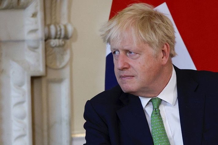 Boris Johnson, forsætisráðherra Bretlands, á í miklum vandræðum.
