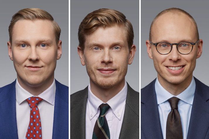 Árni Freyr Sigurðsson, Fjölnir Ólafsson og Hjalti Geir Erlendsson.