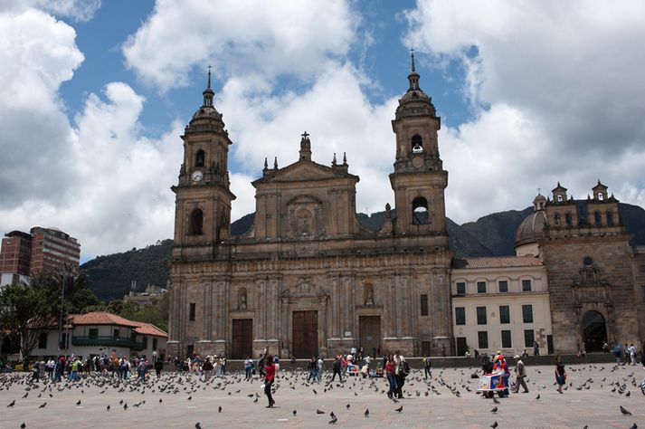 Frá kólumbísku höfuðborginni Bogota.