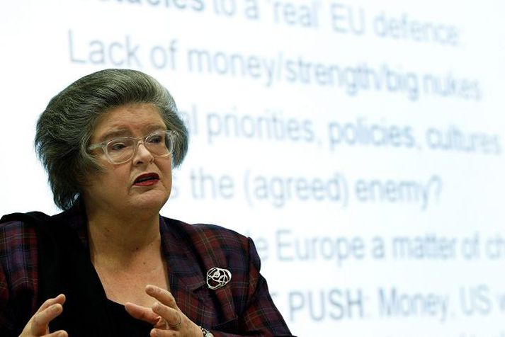 Alyson Bailes hefur rannsakað breytingar á varnarstefnu ESB með Lissabon-sáttmálanum. Fréttablaðið/stefán