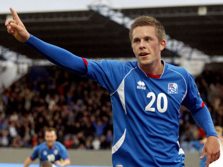 Gylfi Þór Sigurðsson skoraði stórkostlegt mark á móti Skotum.