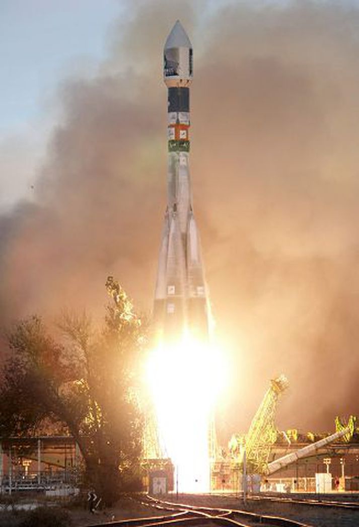 Venus bíður. Venusarhraðlestin á fyrir höndum 350 milljón kílómetra langt ferðalag.