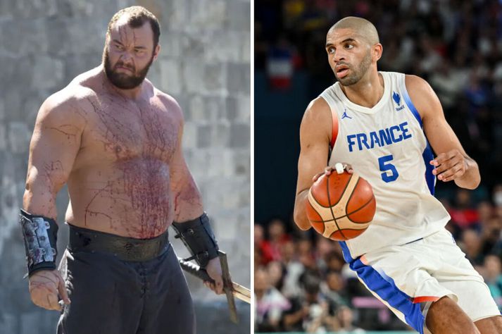 Nicolas Batum sá Hafþór Júlíus í Game of Thrones og uppgötvaði svo að hann hefði mætt honum í körfuboltaleik, á EM U18 árið 2006.