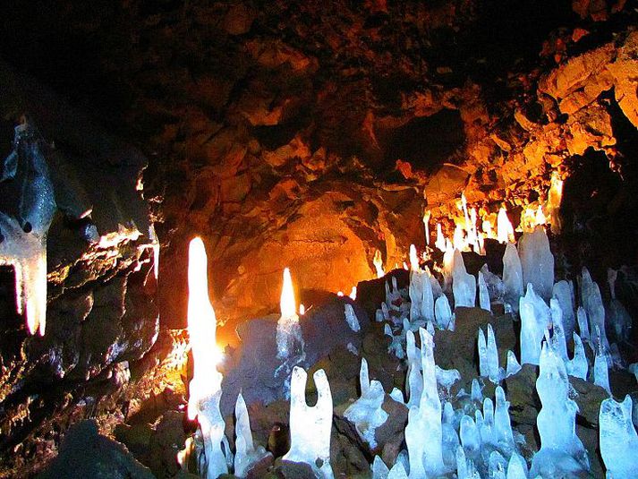 Ýmsar gersemar ber að líta fyrir þá sem fara leiðina á enda í Víðgelmi.mynd/Halldór Heiðar Bjarnason