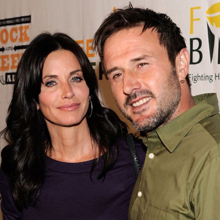 Courteney Cox og David Arquette. MYND/Cover Media