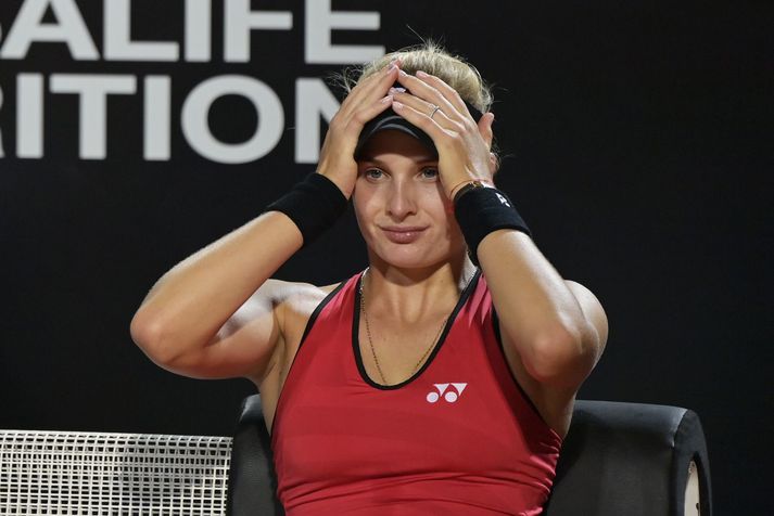 Dayana Yastremska segist vera saklaus.