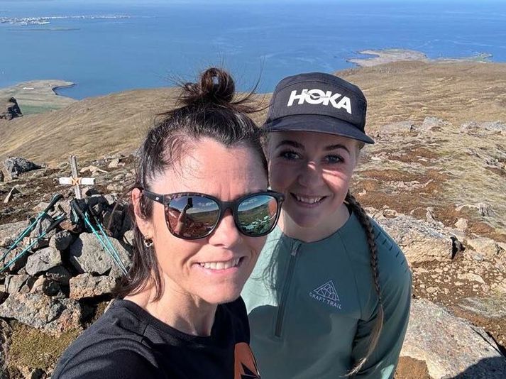 Hafdís og Elísa eru vanar því að vera á toppnum.