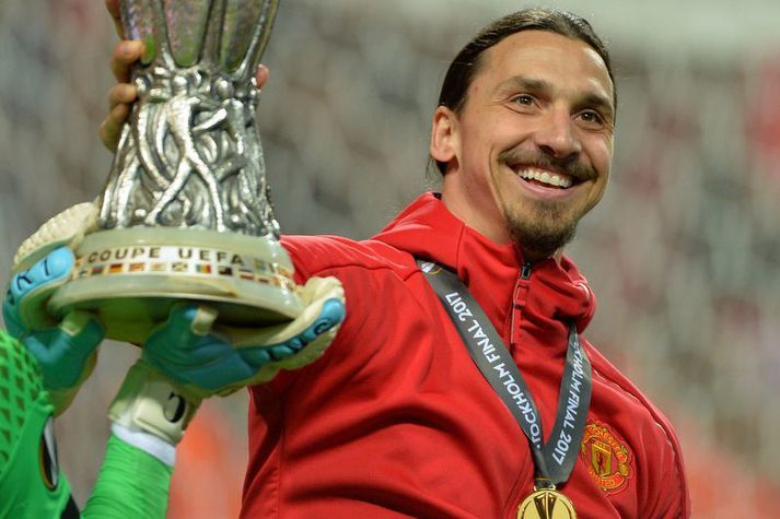 Zlatan Ibrahimovic vann Evrópudeildina með Manchester United en missti þó af úrslitaleiknum vegna meiðsla.